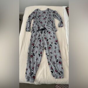 Disney - Gray Mickey Mouse Pajamas - Small